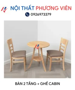 ban 2 tang va ghe cabin