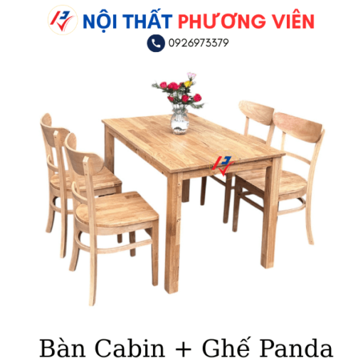 ban cabin ghe panda