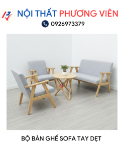 bo ban ghe sofa tay det