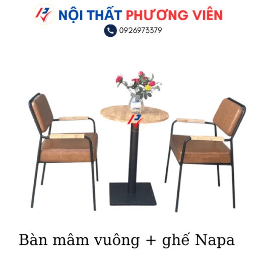 ban mam vuong ghe napa