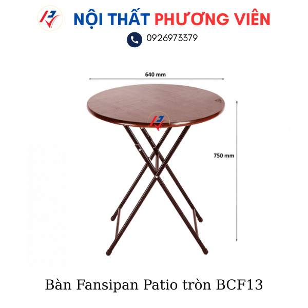 ban fansipan patio tron noi that phuong vien