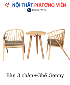 ban 3 chan va ghe genny