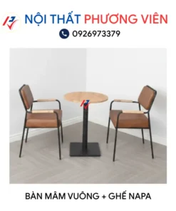 ban mam vuong ghe napa