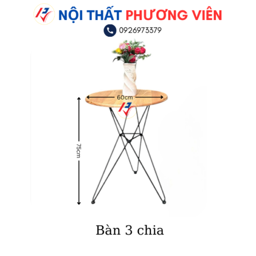 ban 3 chia