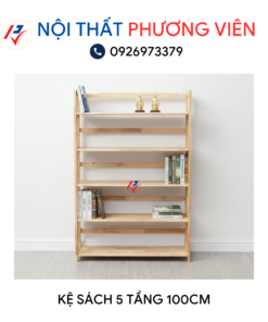 ke sach 5 tang ngang 100cm