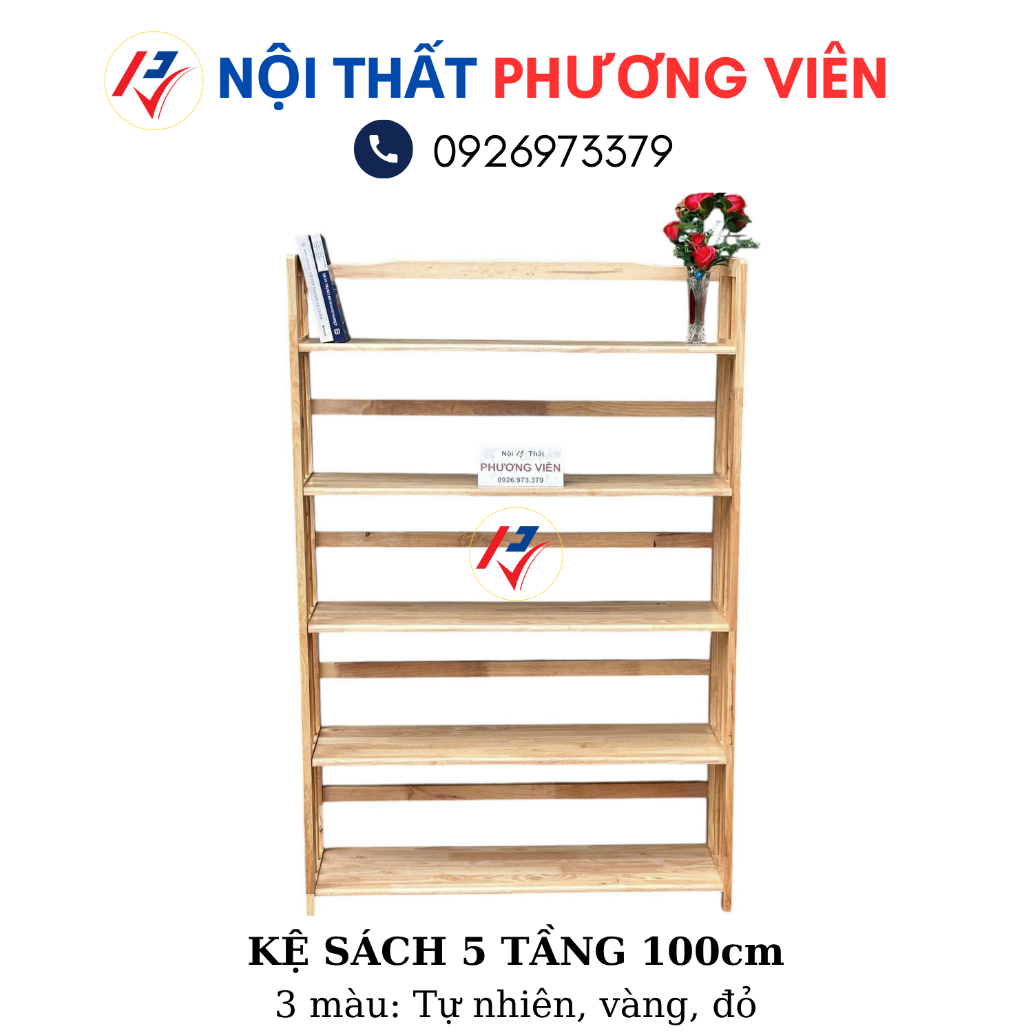ke sach 5 tang 100cm