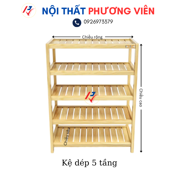 ke giay dep 5 tang
