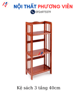 ke sach 3 tang 40cm