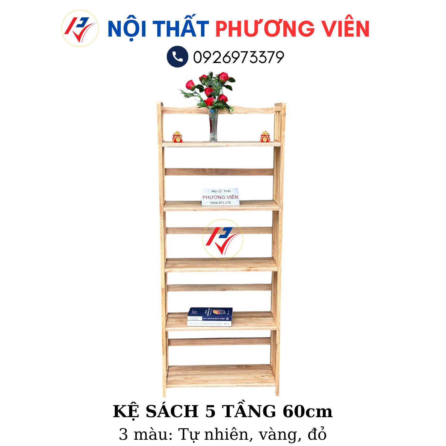 ke sach 5 tang 60cm