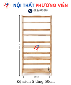 ke sach 5 tang 50cm