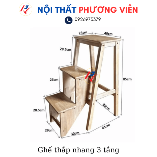 ghe thap nhang 3 tang