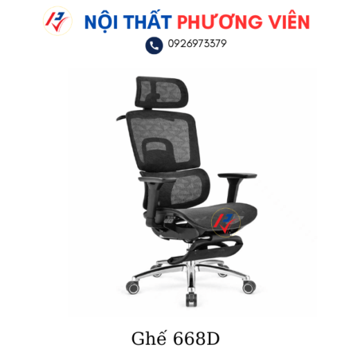 ghe van phong 668d
