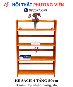 ke sach 4 tang 80cm