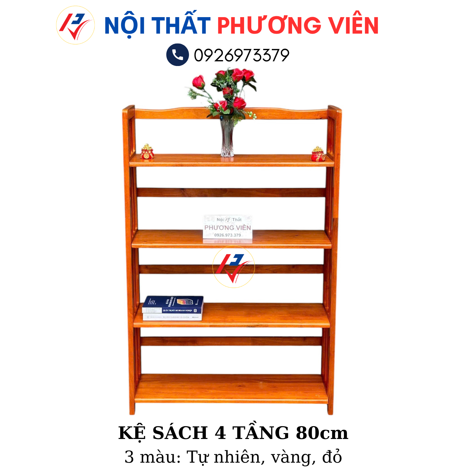 ke sach 4 tang 80cm