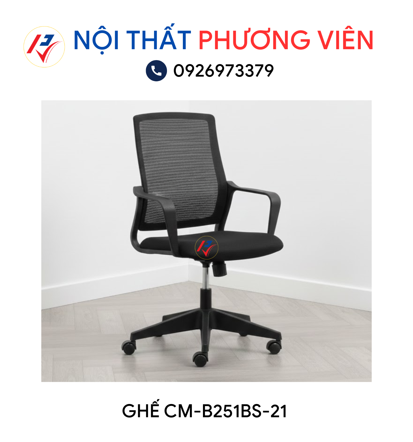 ghe van phong cm-b251bs-21