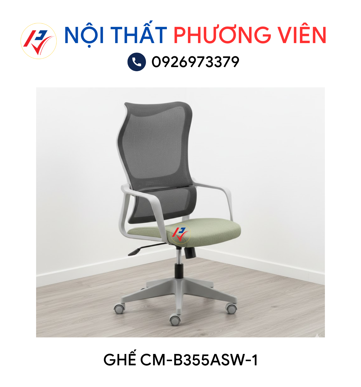 ghe van phong cm-b355asw-1