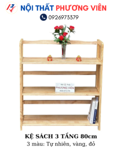 ke sach 3 tang 80cm