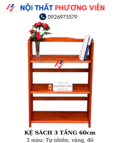 ke sach 3 tang 60cm