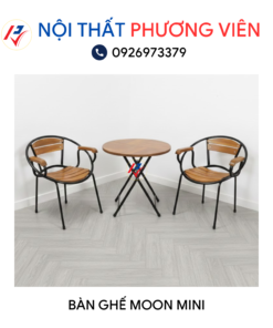 ban ghe patio moon mini