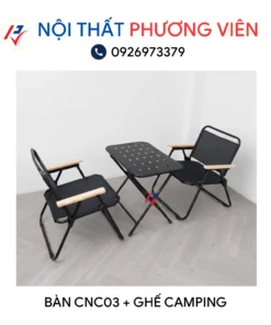 ban cnc 03 và ghe camping
