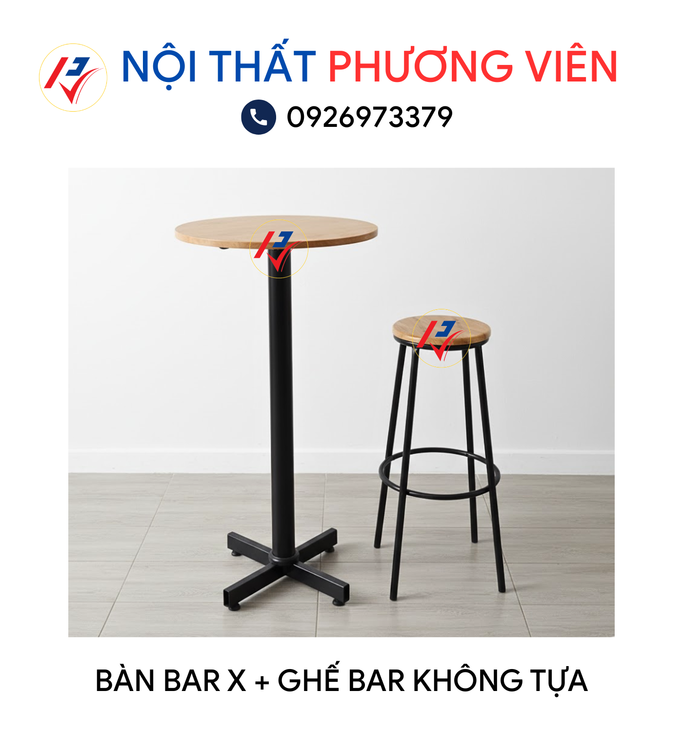 ban bar x và ghe bar khong tua
