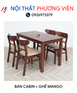 ban cabin va ghe mango