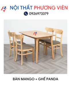 ban mango + ghe panda