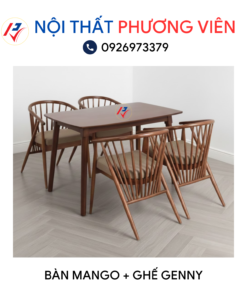 Bo ban Mango + ghe Genny