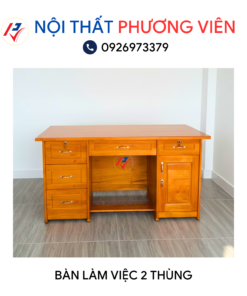 ban lam viec 2 thung
