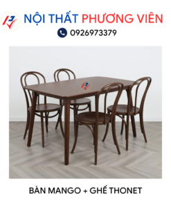 ban mango va ghe thonet