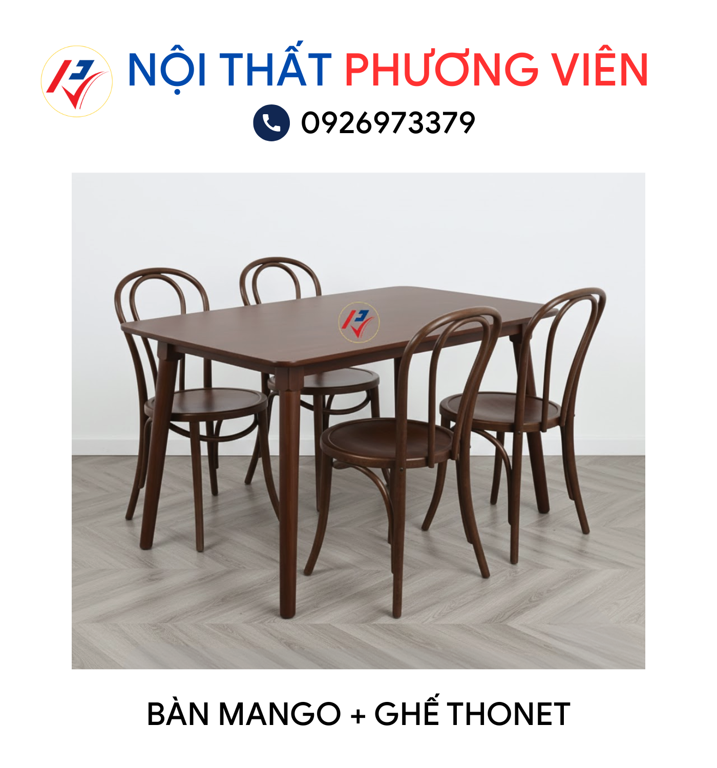 ban mango va ghe thonet