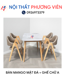 ban mango mat da ket hop ghe chu a