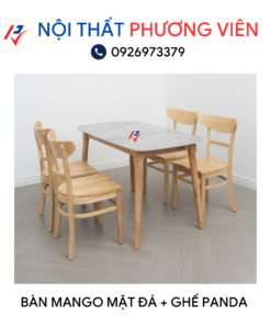 ban mango mat da va ghe panda