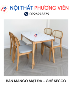 ban mango mat da va ghe secco