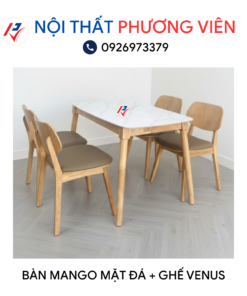 Ban Mango mat da Ceramic ket hop ghe Venus