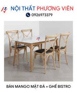 ban mango mat da va ghe bistro