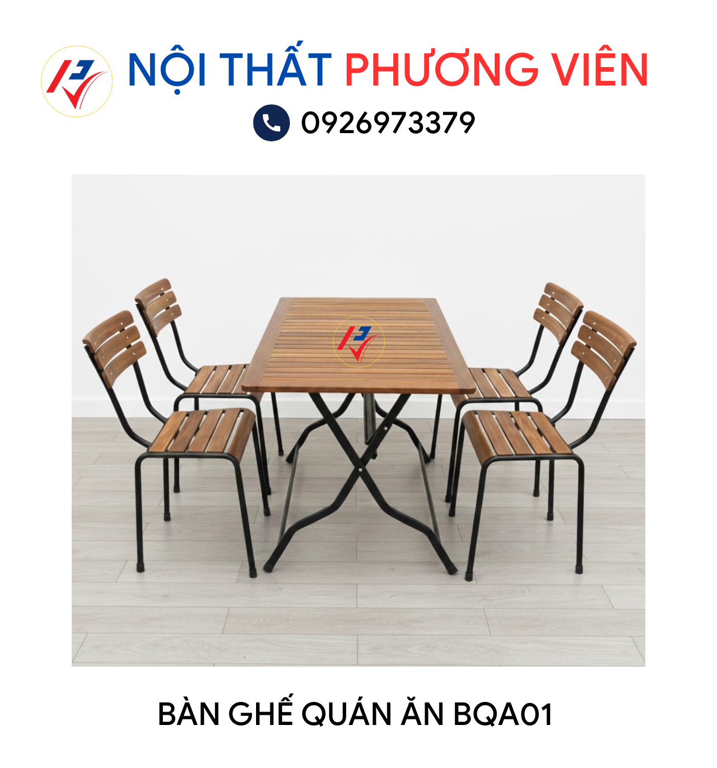 ban ghe quan an bqa01