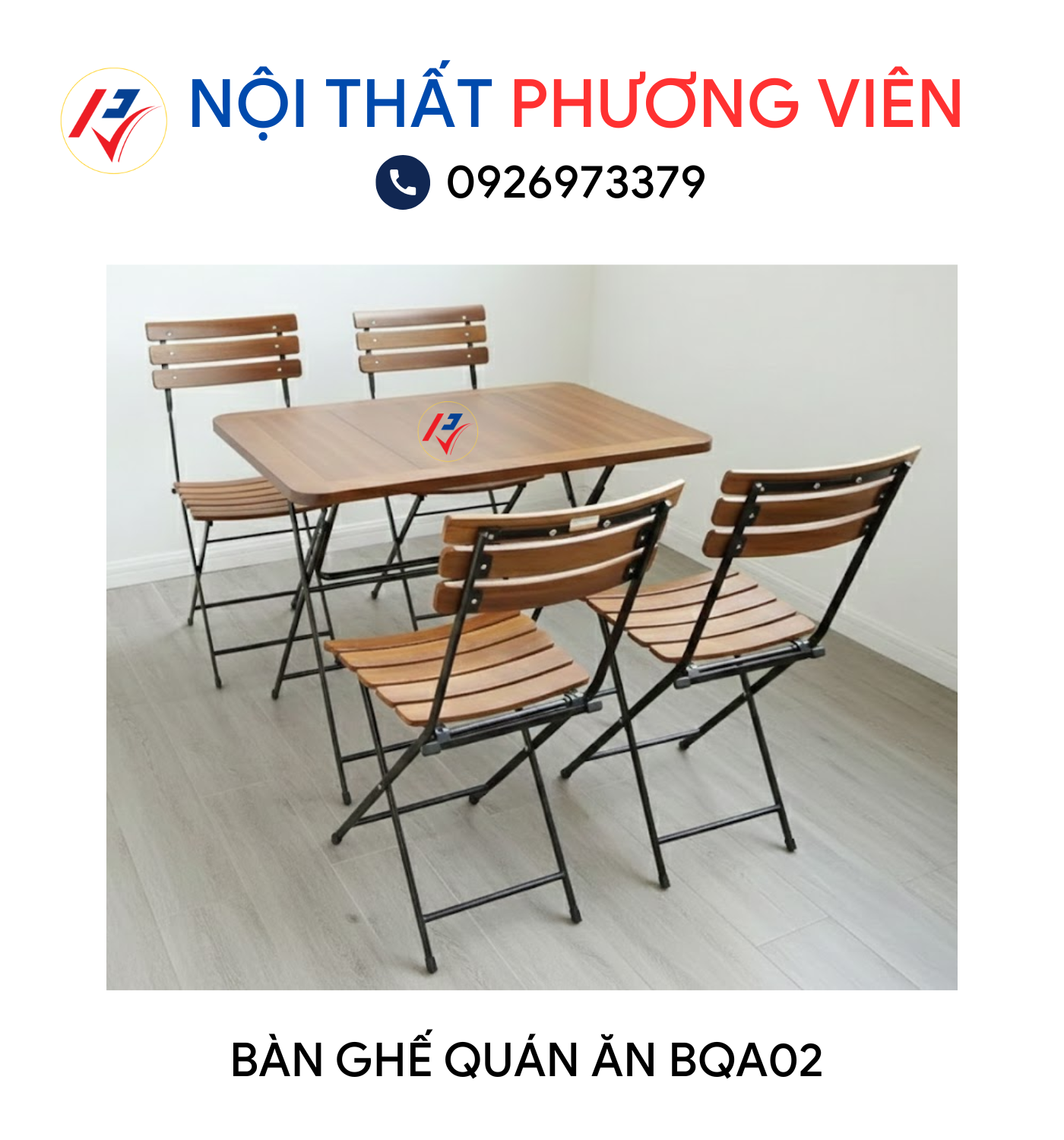 ban ghe quan an bqa02