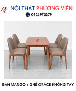 ban Mango va ghe Grace khong tay