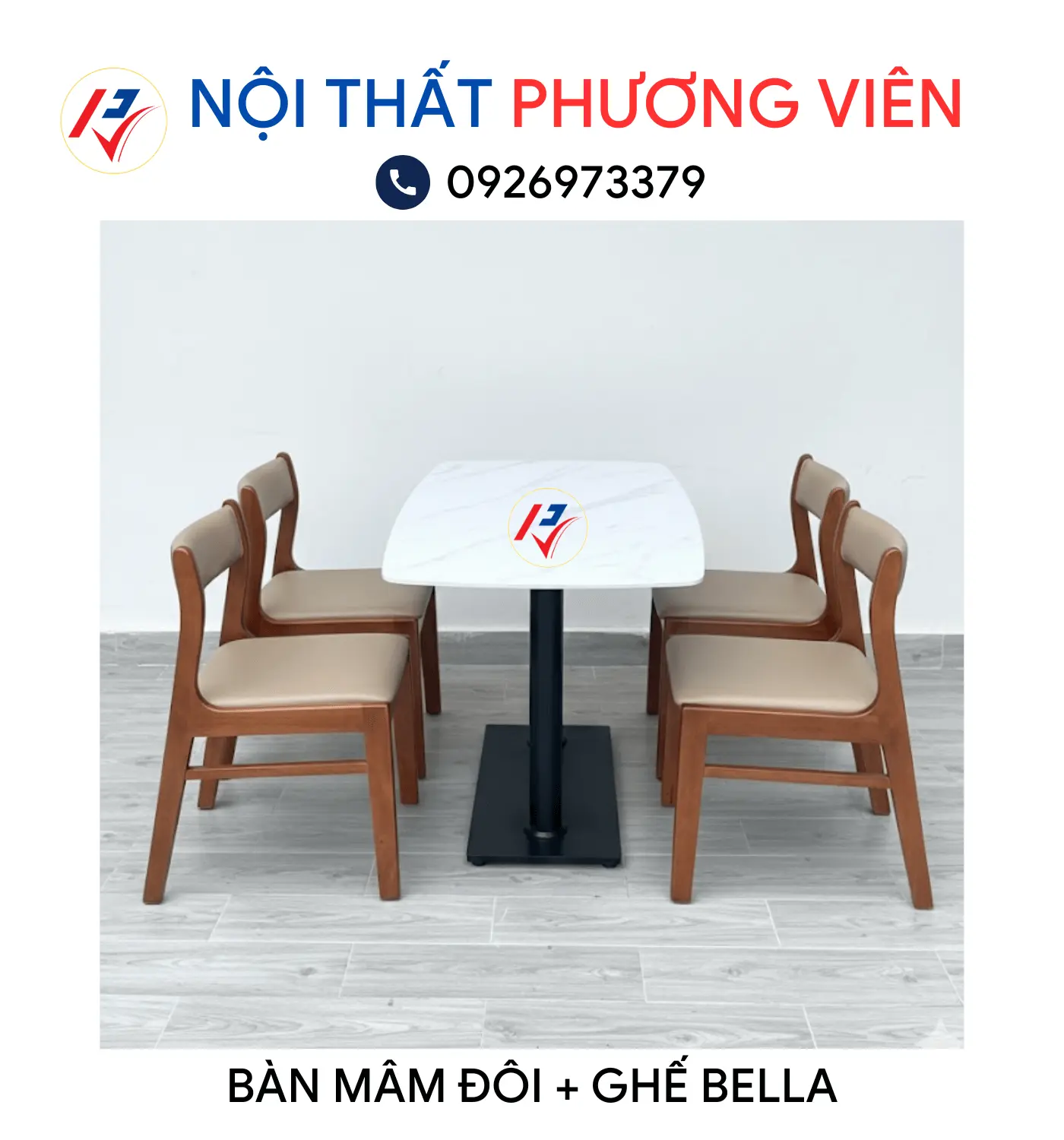 ban mam doi va ghe bella