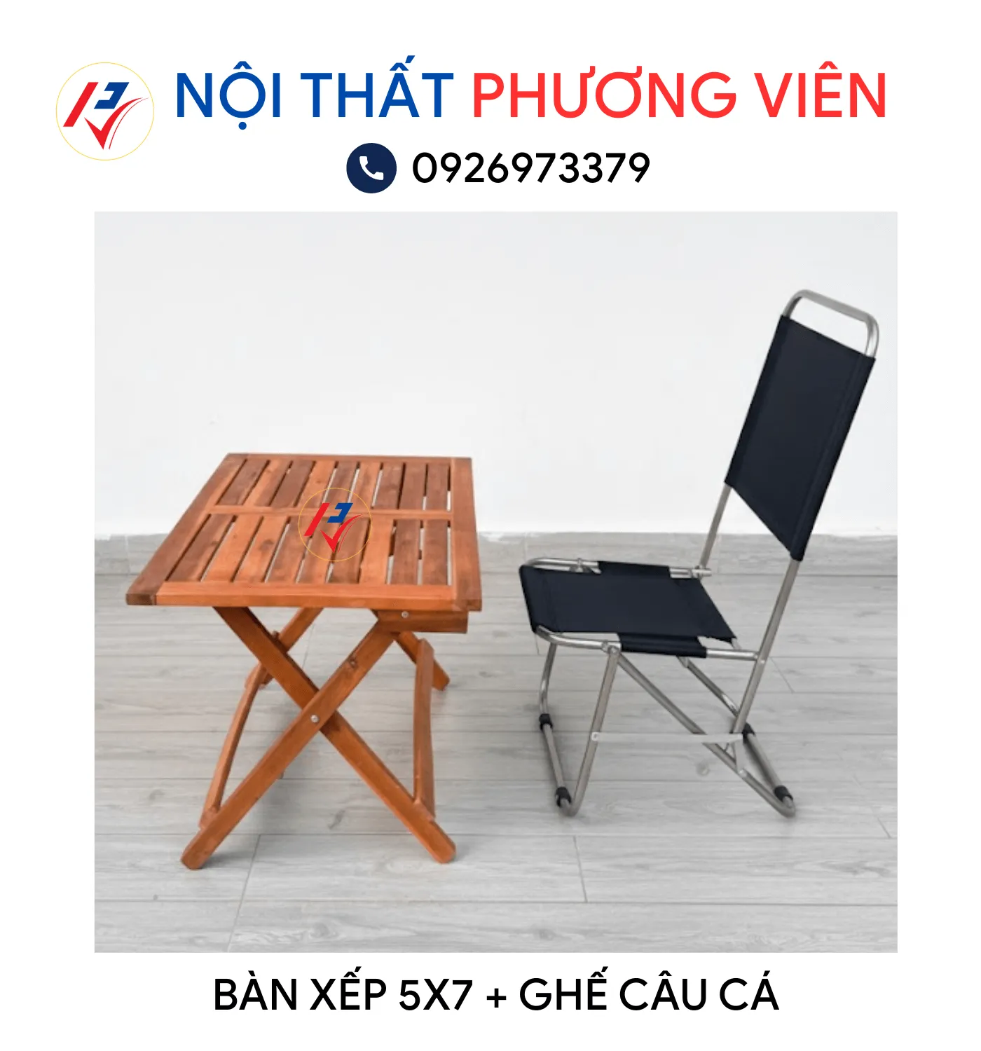 ban xep 5x7 va ghe cau ca
