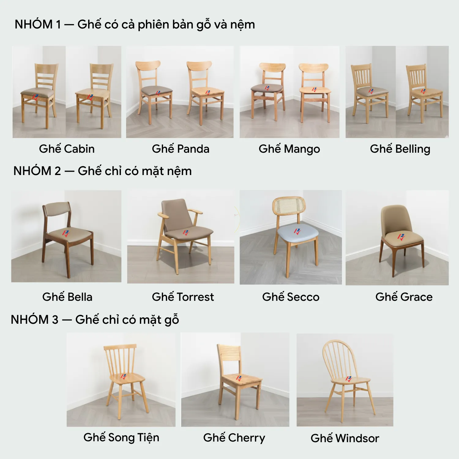 Ghế gỗ và ghế nệm - Nội Thất Phương Viên ở TPHCM