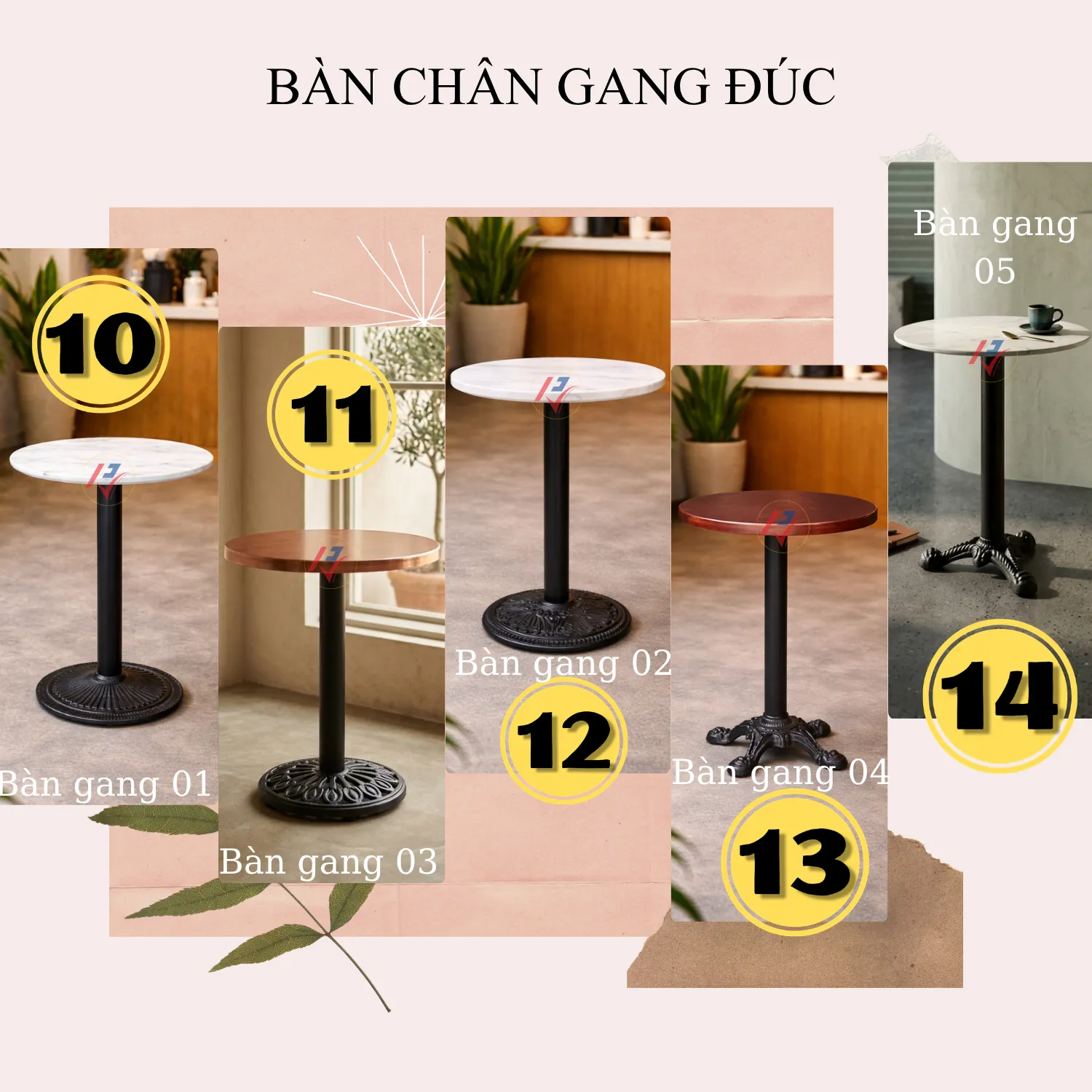 Bàn chân gang đúc