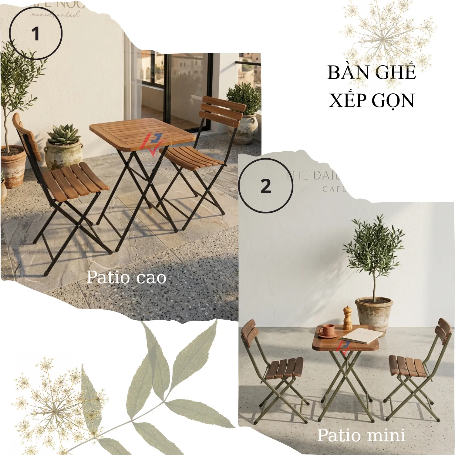 Bàn ghế xếp gọn