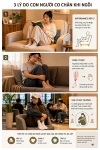 3 lý do co chân khi ngồi