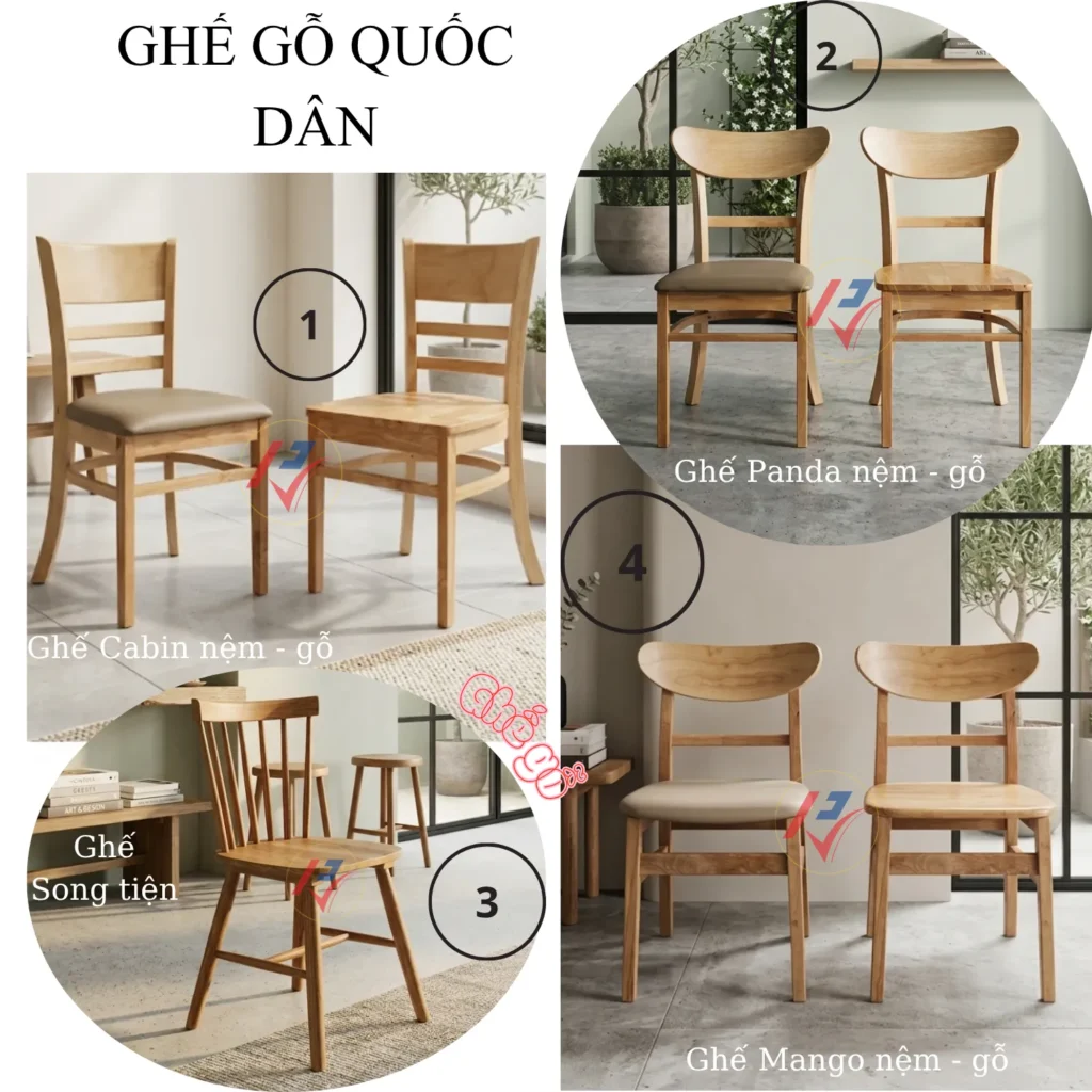 Ghế gỗ quốc dân