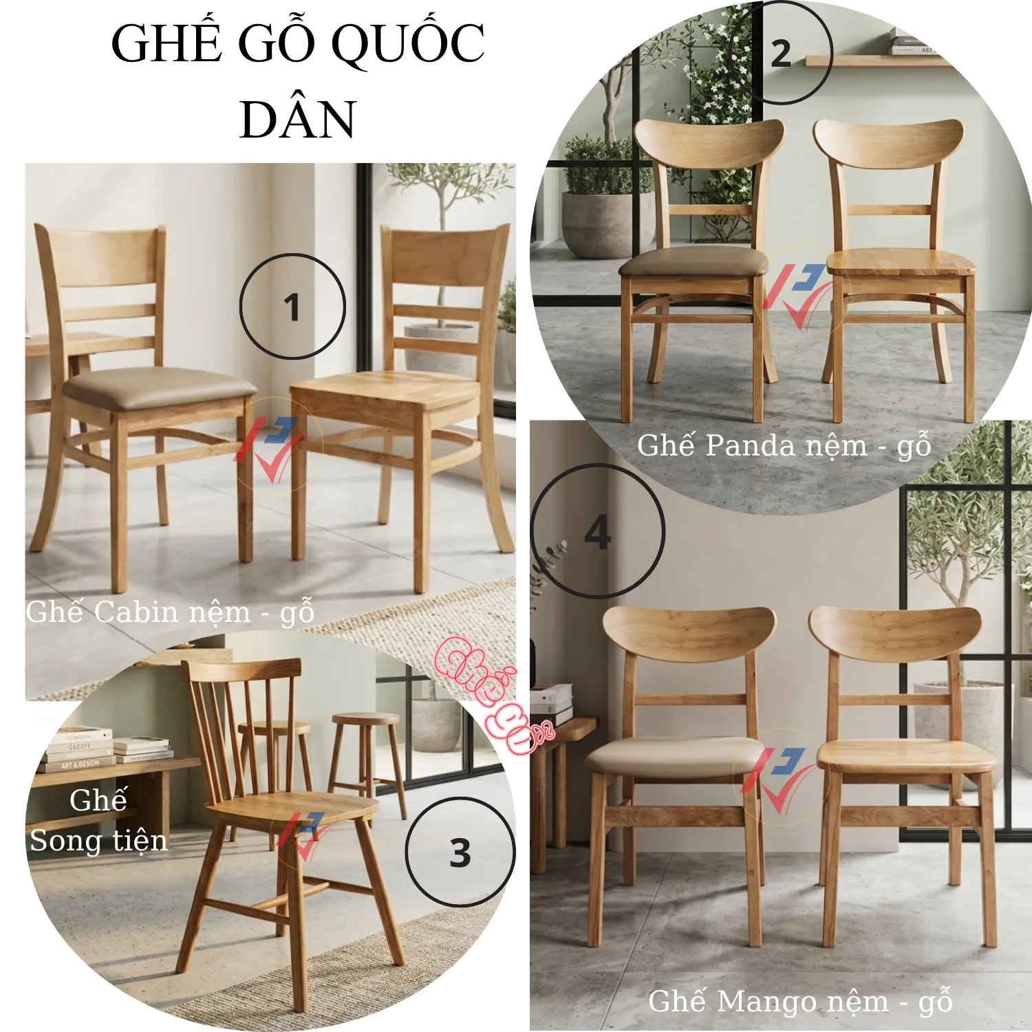Ghế gỗ quốc dân