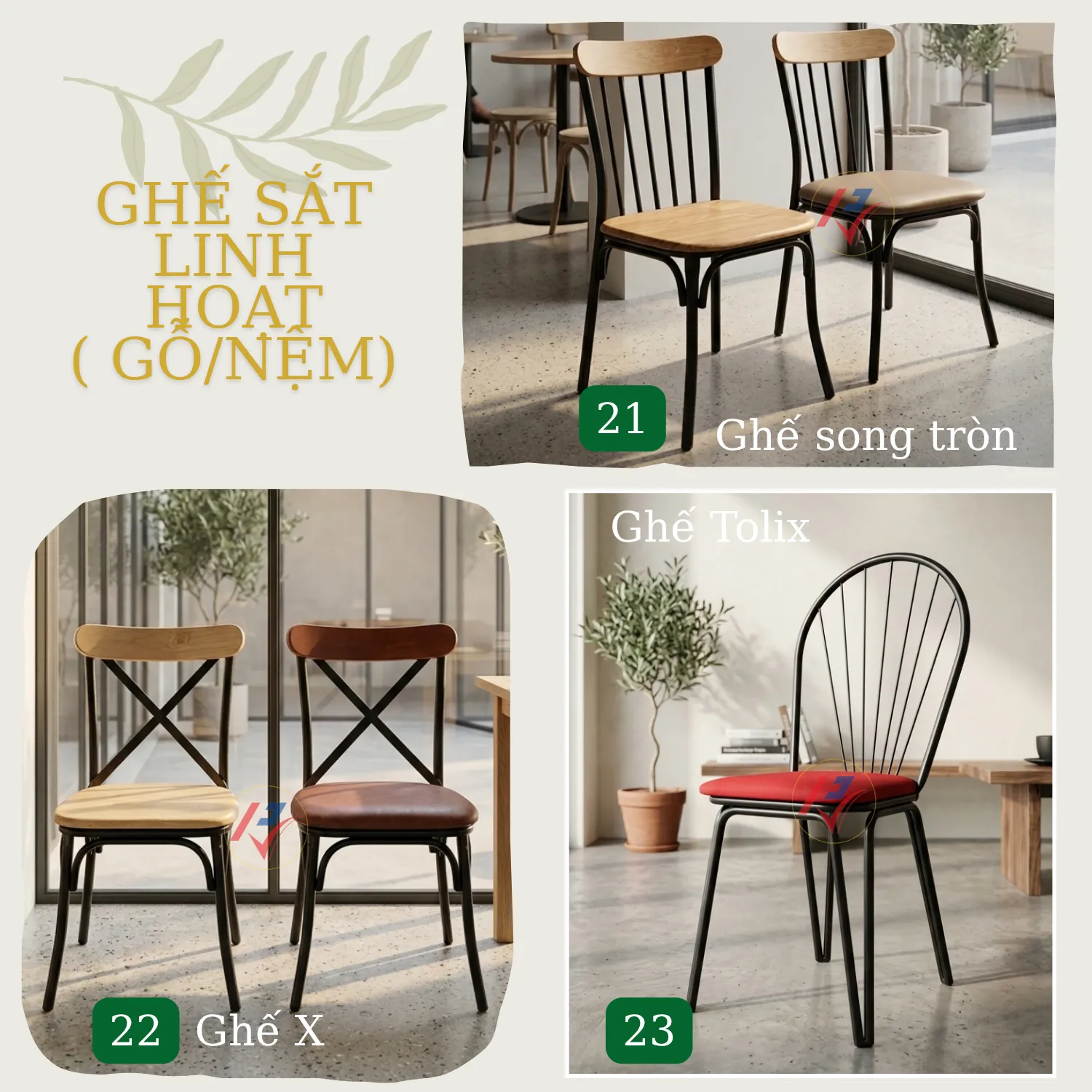 Ghế sắt linh hoạt
