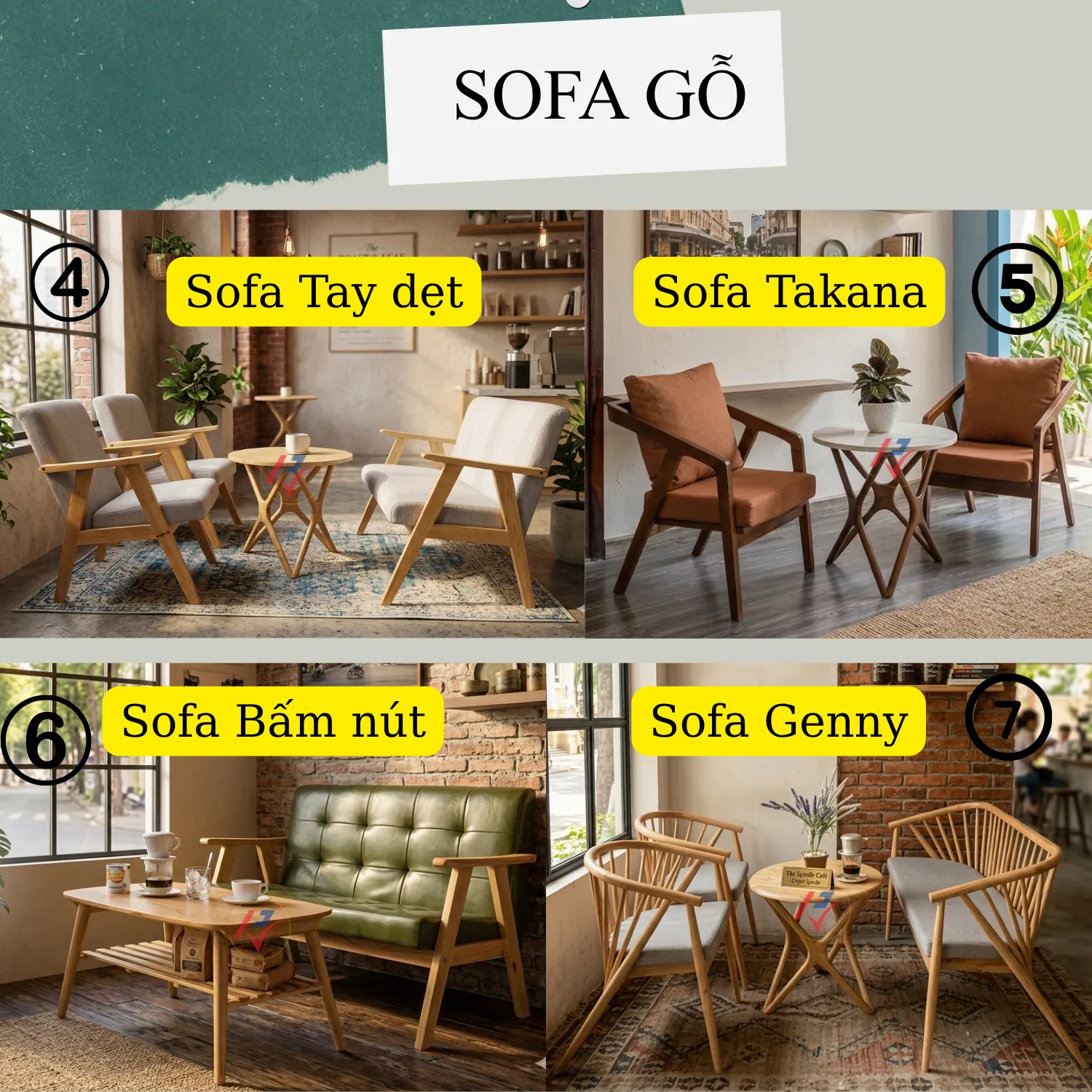 Sofa gỗ