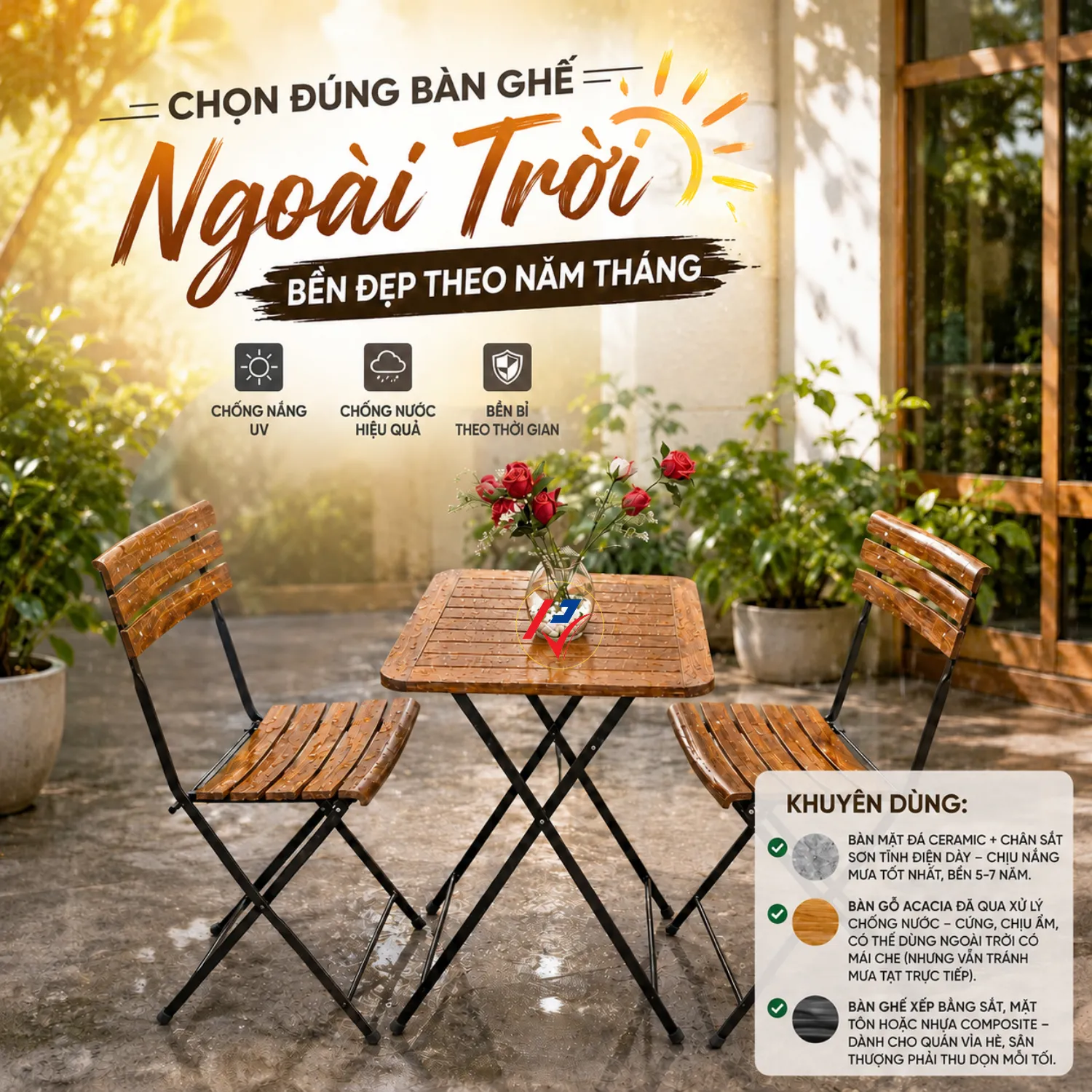Bàn ghế ngoài trời